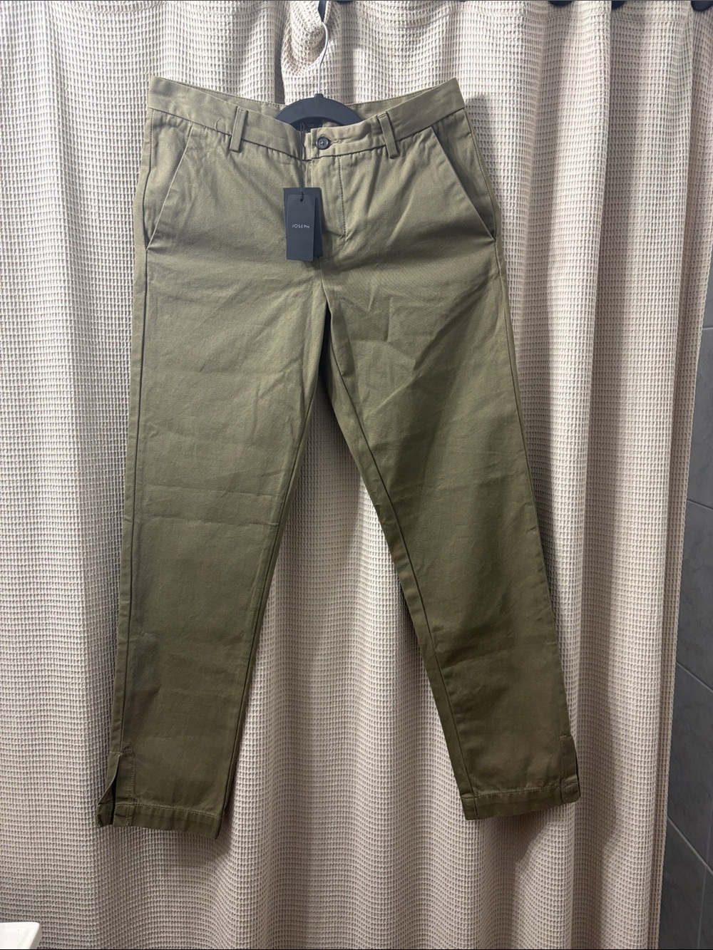Joseph Olive Green Chino Pants super expensive well made brand nwt